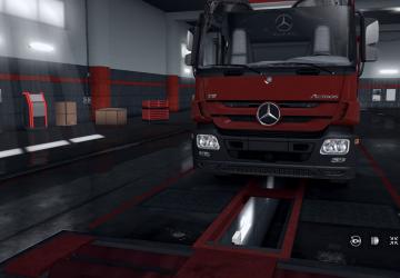 Мод Mercedes-Benz Actros MP3 Reworked версия 2.6 для Euro Truck Simulator 2 (v1.32.x)