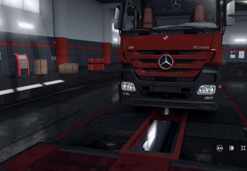 Мод Mercedes-Benz Actros MP3 Reworked версия 2.6 для Euro Truck Simulator 2 (v1.32.x)