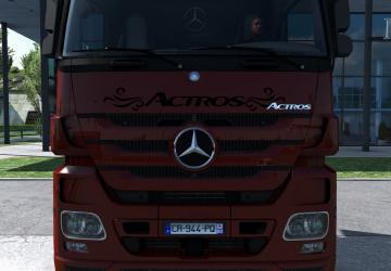 Мод Mercedes-Benz Actros MP3 Reworked версия 3.5 для Euro Truck Simulator 2 (v1.39.x)