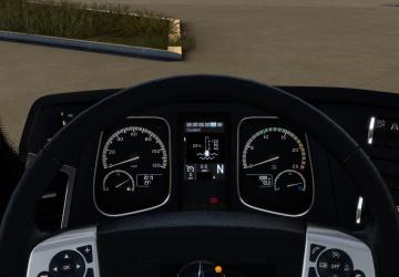 Мод Mercedes Actros MP4 Improved Dashboard версия 1.0 для Euro Truck Simulator 2 (v1.44.x)