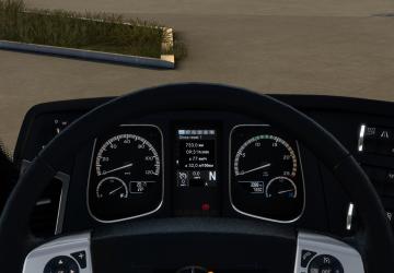 Мод Mercedes Actros MP4 Improved Dashboard версия 1.3 для Euro Truck Simulator 2 (v1.48.x)