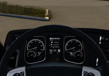 Мод Mercedes Actros MP4 Improved Dashboard версия 1.1 для Euro Truck Simulator 2 (v1.45.x)