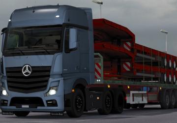 Мод Mercedes Actros MP4 Reworked версия 1.5 для Euro Truck Simulator 2 (v1.31.x, 1.32.x)