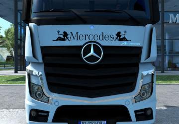 Мод Mercedes Actros MP4 Reworked версия 3.5 для Euro Truck Simulator 2 (v1.49)