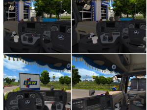 Мод Mercedes Actros MP4 версия 1.16 для Euro Truck Simulator 2 (v1.25.x)