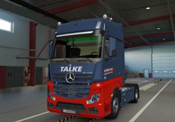 Мод Mercedes Actros MPIV Generation версия 1.0 для Euro Truck Simulator 2 (v1.38.x)