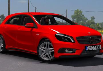 Мод Mercedes Benz A45 версия 1.0 для Euro Truck Simulator 2 (v1.28.x, - 1.32.x)