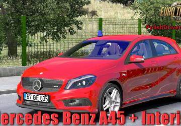 Мод Mercedes Benz A45 версия 1.1 для Euro Truck Simulator 2 (v1.32.x, 1.33.x)