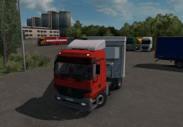 Мод Mercedes Benz Actros MP1 Low версия 1.1 для Euro Truck Simulator 2 (v1.35.x, 1.36.x)