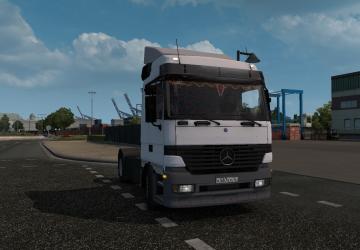 Мод Mercedes Benz Actros MP1 Low версия 1.1 для Euro Truck Simulator 2 (v1.35.x, 1.36.x)