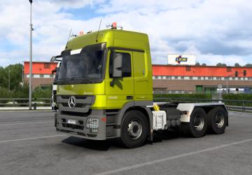 Мод Mercedes-Benz Actros MP3 версия 1.0 для Euro Truck Simulator 2 (v1.40.x)