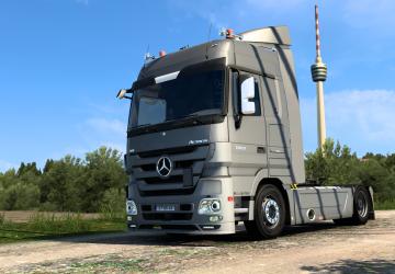 Мод Mercedes-Benz Actros MP3 версия 1.3.5.1 для Euro Truck Simulator 2 (v1.49.x)