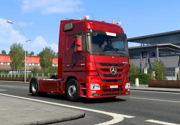 Мод Mercedes-Benz Actros MP3 версия 1.0 для Euro Truck Simulator 2 (v1.40.x)