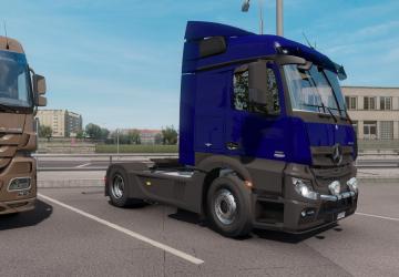 Мод Mercedes-Benz Actros MP4 fix версия 1.0 для Euro Truck Simulator 2 (v1.35.x)