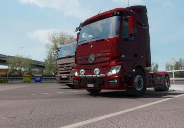 Мод Mercedes-Benz Actros MP4 fix версия 1.0 для Euro Truck Simulator 2 (v1.35.x)