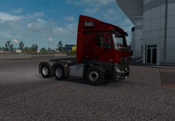 Мод Mercedes-Benz Actros MP4 fix версия 1.0 для Euro Truck Simulator 2 (v1.35.x)