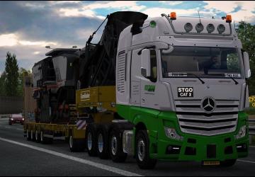 Мод Mercedes-Benz Big Stars Actros/Arocs SLT версия 1.5.3.3 для Euro Truck Simulator 2 (v1.32.x)