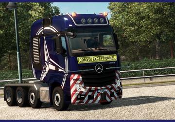 Мод Mercedes-Benz Big Stars Actros/Arocs SLT версия 1.5.3.4 для Euro Truck Simulator 2 (v1.33.x)