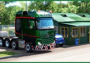 Мод Mercedes-Benz Big Stars Actros/Arocs SLT версия 1.5.5.1 для Euro Truck Simulator 2 (v1.35.x)