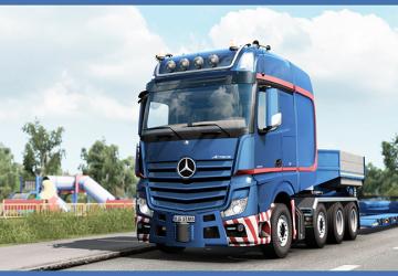 Мод Mercedes-Benz Big Stars Actros/Arocs SLT версия 1.6.6 для Euro Truck Simulator 2 (v1.41.x)