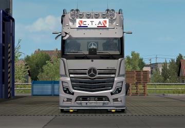 Мод Mercedes Benz New Actros 2019 версия 1.2 для Euro Truck Simulator 2 (v1.37.x, 1.38.x)