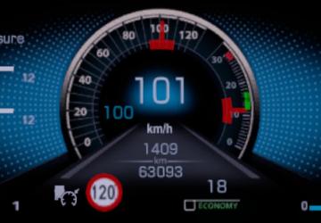 Мод Mercedes-Benz New Actros 2019 Improved Dashboard v1.1 для Euro Truck Simulator 2 (v1.43.x)