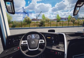 Мод Mercedes Benz New Travego 16 SHD версия 1.0 для Euro Truck Simulator 2 (v1.44.x)