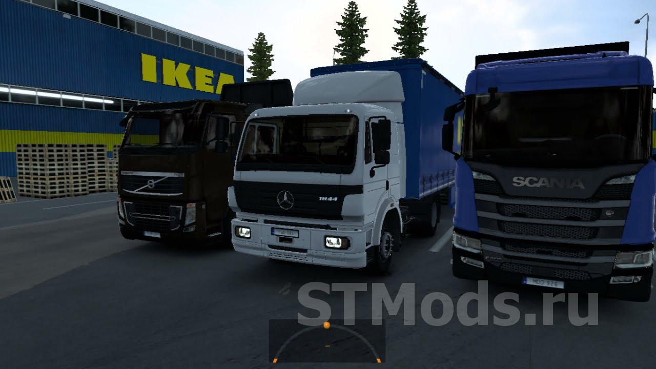 Mercedes Benz SK V8 Stock sound версия 1.0 для Euro Truck Simulator 2 (v1.40.x, - 1.43.x)