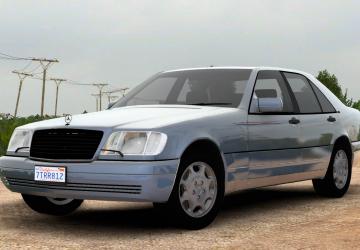 Мод Mercedes-Benz W140 S-Class S600 версия 2.2 для Euro Truck Simulator 2 (v1.57.x)