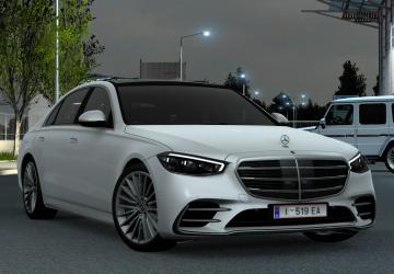 Мод Mercedes-Benz W223 S-Class версия 1.8 для Euro Truck Simulator 2 (v1.54.x)