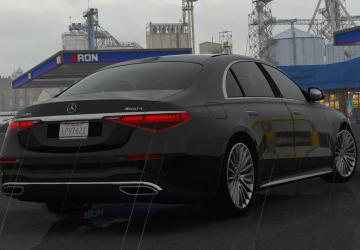 Мод Mercedes-Benz W223 S-Class версия 1.8 для Euro Truck Simulator 2 (v1.54.x)