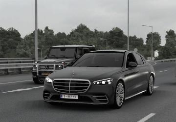 Мод Mercedes-Benz W223 S-Class версия 1.8 для Euro Truck Simulator 2 (v1.54.x)