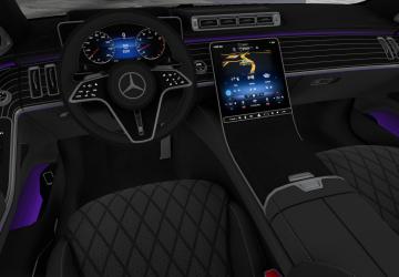 Мод Mercedes-Benz W223 S-Class версия 1.8 для Euro Truck Simulator 2 (v1.54.x)