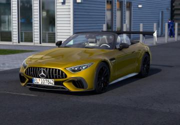 Мод Mercedes SL63 AMG 2023 версия 1.1 для Euro Truck Simulator 2 (v1.50.x)