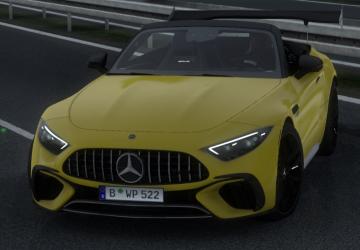 Мод Mercedes SL63 AMG 2023 версия 1.3 для Euro Truck Simulator 2 (v1.50.x)