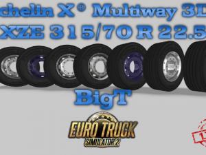 Мод Michelin X Multiway 3D версия 1.0 для Euro Truck Simulator 2 (v1.28.x)