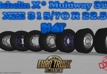 Мод Michelin X Multiway 3D версия 27.09.19 для Euro Truck Simulator 2 (v1.35.x)