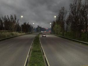 Мод Late Autumn/Mild Winter версия 2.7 для Euro Truck Simulator 2 (v1.28.x)