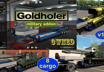 Мод Military addon for Goldhofer версия 1.0 для Euro Truck Simulator 2 (v1.33.x)