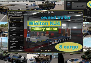 Мод Military Addon for Ownable Trailer Wielton NJ4 v1.0 для Euro Truck Simulator 2 (v1.33.x)