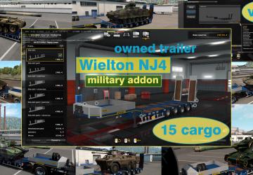 Мод Military Addon for Ownable Trailer Wielton NJ4 v1.1 для Euro Truck Simulator 2 (v1.33.x)