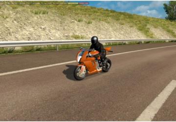 Мод Motorcycle Traffic Pack версия 1.3 для Euro Truck Simulator 2 (v1.30.x, - 1.32.x)