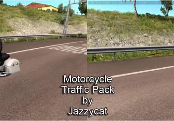 Мод Motorcycle Traffic Pack версия 2.3 для Euro Truck Simulator 2 (v1.30.x, - 1.33.x)