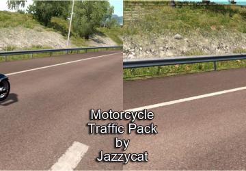 Мод Motorcycle Traffic Pack версия 2.9 для Euro Truck Simulator 2 (v1.30.x, - 1.34.x)