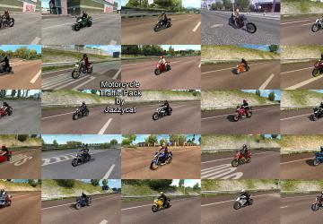 Мод Motorcycle Traffic Pack версия 3.7 для Euro Truck Simulator 2 (v1.35.x, 1.36.x)