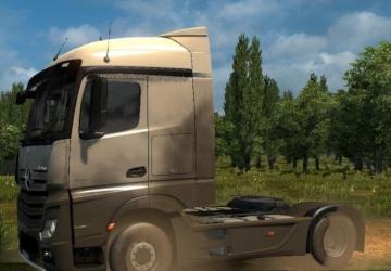 Мод Muddy Dirty Tyres версия 1.2 для Euro Truck Simulator 2 (v1.31.x)