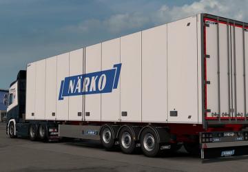 Мод Närko trailers by Kast версия 1.2.5 для Euro Truck Simulator 2 (v1.44.x)