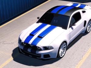 Мод Ford Mustang «Need For Speed» версия 1.0 для Euro Truck Simulator 2 (v1.28-1.30.x)