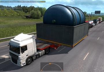 Мод Негабариты в трафик версия 1.0 для Euro Truck Simulator 2 (v1.38.x, 1.39.x)