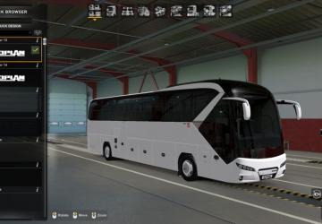 Мод Neoplan Tourliner 2021 версия 1.2.2 для Euro Truck Simulator 2 (v1.44.x)